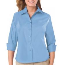 Blue Generation BG6218 Ladies Easy Care Stretch Poplin Blouse