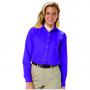 Blue Generation BG6213 Ladies Long Sleeve Twill Button Front Shirt 19