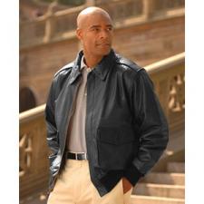 Burks Bay BB1080 Men's A-1 Cowhide Bomber Jacket