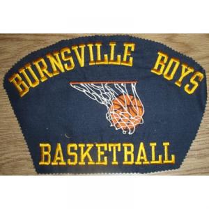 Logo 18 Burnsville Boys Basketball Sweatshirt Front Logo