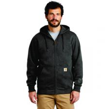 Heritage Carhartt  CT100614 Rain Defender  Paxton Heavyweight Hooded Zip-Front Sweatshirt with embroidered crest logo
