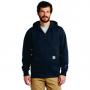 Heritage Carhartt  CT100614 Rain Defender  Paxton Heavyweight Hooded Zip-Front Sweatshirt with embroidered crest logo 2