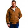 Heritage Carhartt  CTJ131 Thermal-Lined Duck Active Jac with embroidered crest logo 1