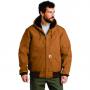 Heritage Carhartt  CTTSJ140 Tall Quilted-Flannel-Lined Duck Active Jac with embroidered crest logo 1