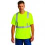 Shank CornerStone CS200 ANSI 107 Class 2 Mesh Tee with printed Shank back 1