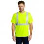 Shank CornerStone CS401 ANSI 107 Class 2 Safety T-Shirt with printed Shank back 1