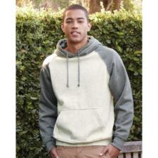 J. America 8885 Vintage Heather Hooded Sweatshirt