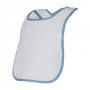 Rabbit Skins 1003 (86738) Infant Terry Snap Bib w/ Contrast Color Binding 4