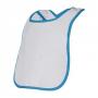 Rabbit Skins 1003 (86738) Infant Terry Snap Bib w/ Contrast Color Binding 12